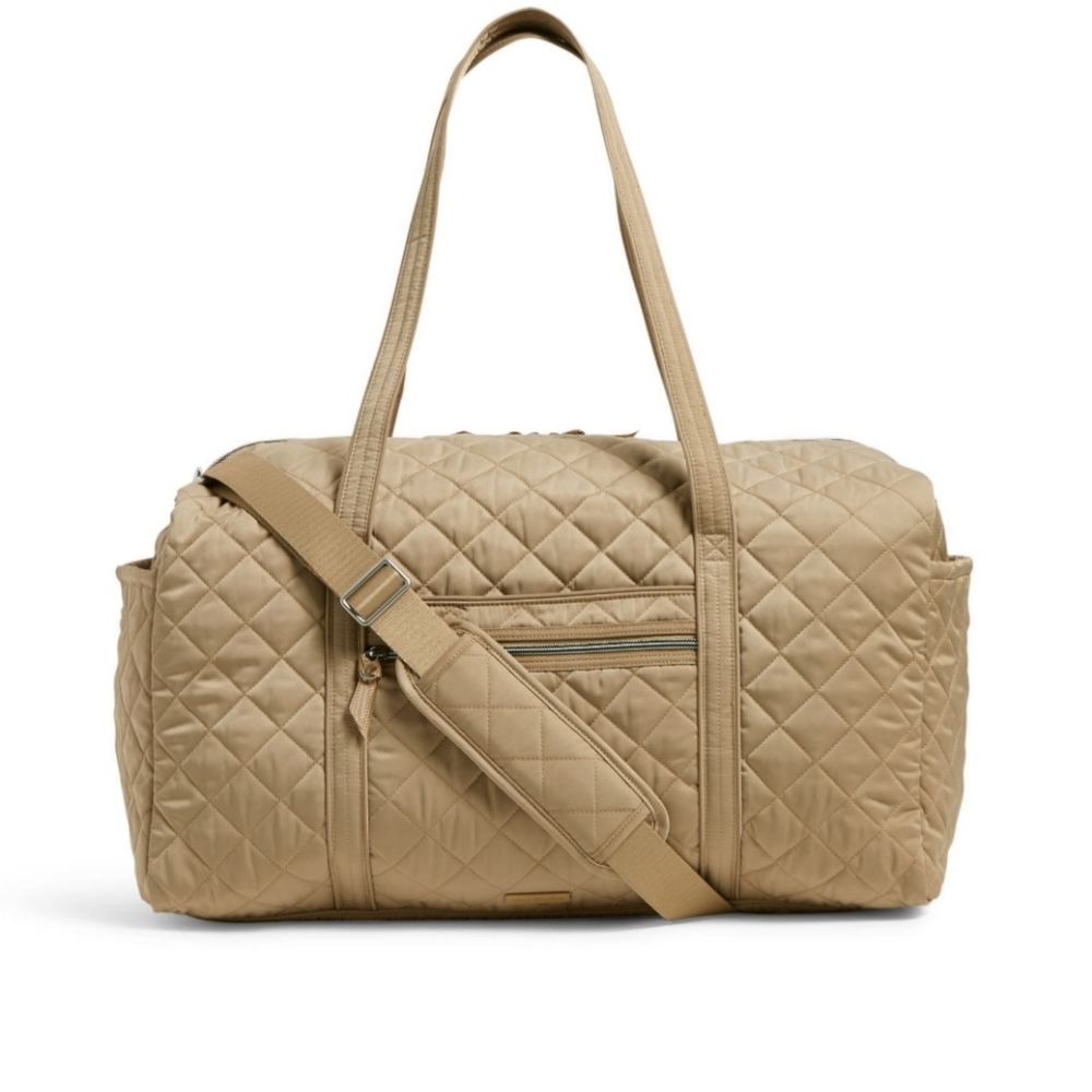 Vera Bradley large travel duffel khaki